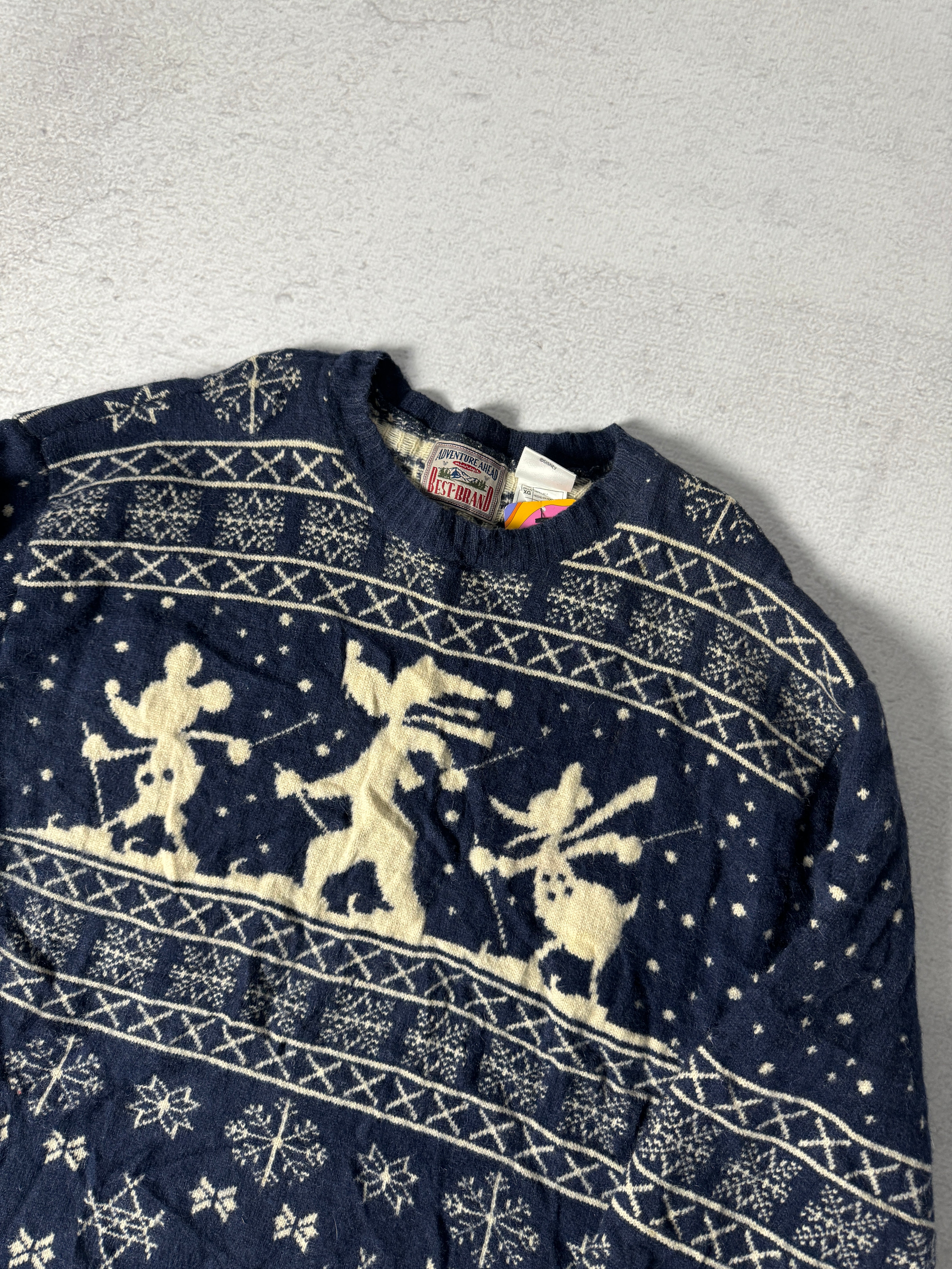 Vintage Disney  Wool Sweater - Men's XL