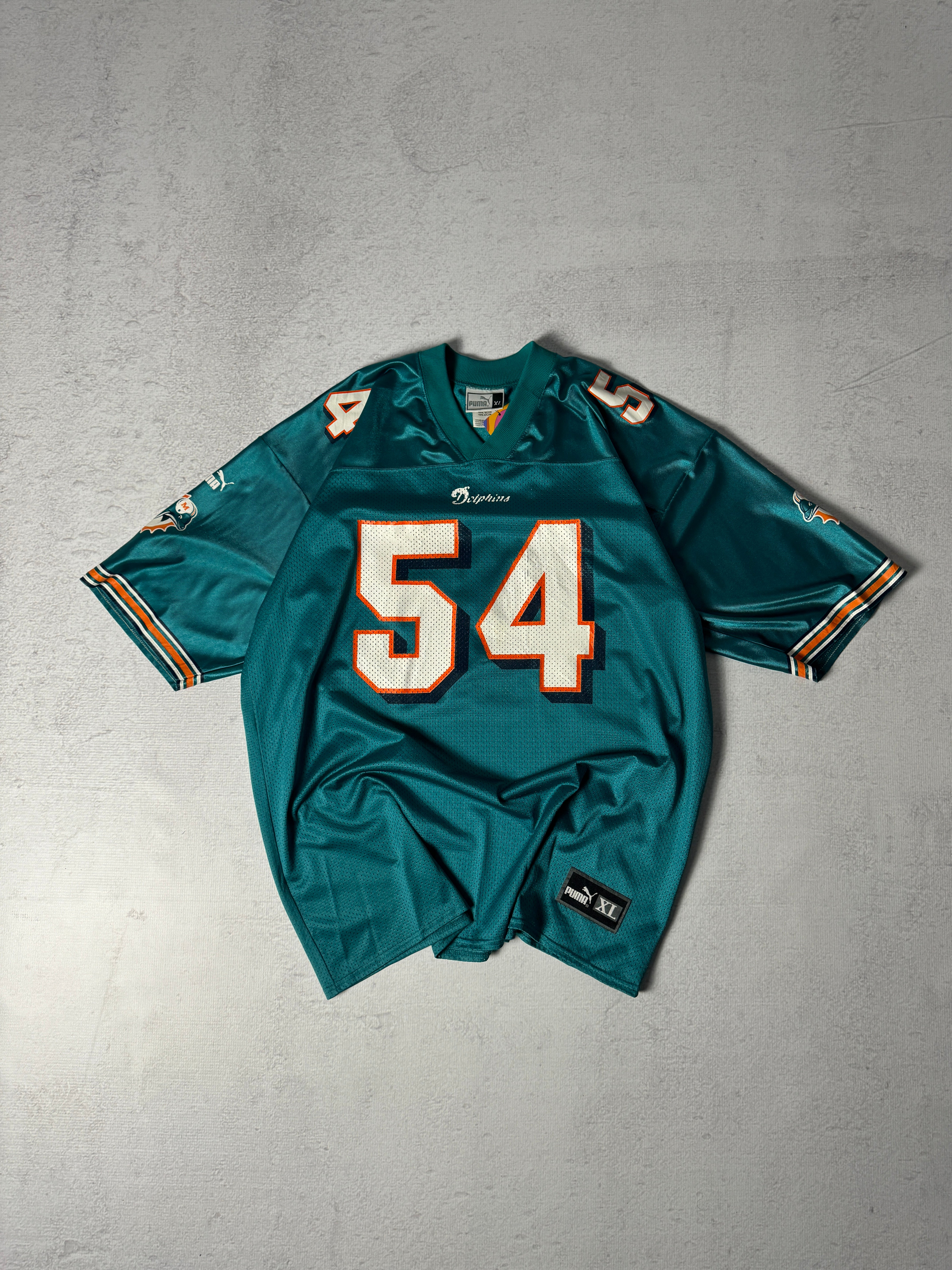 Vintage NFL Miami Dolphins Zach Thomas #40 Jersey - Men's XL