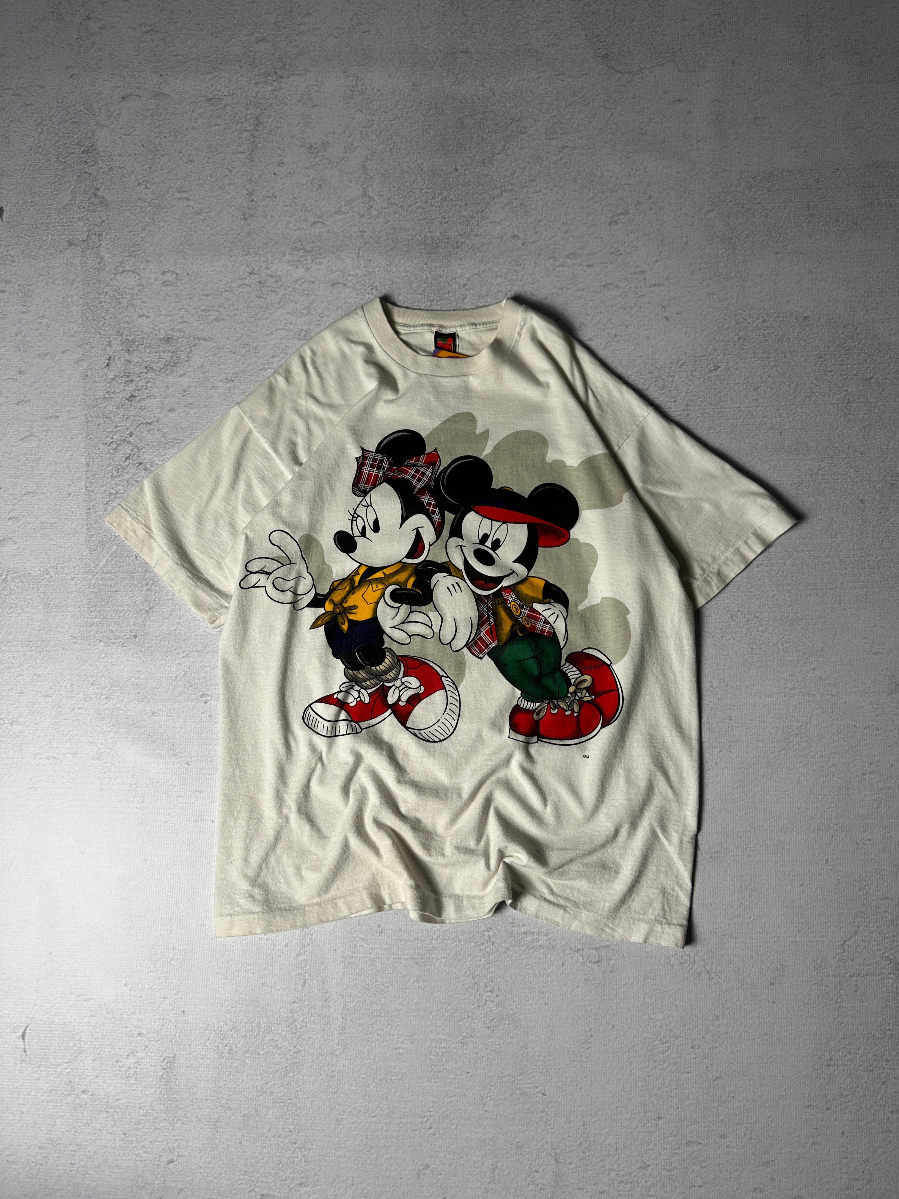 Vintage Disney Mickey & Minnie T-Shirt - Men's XL