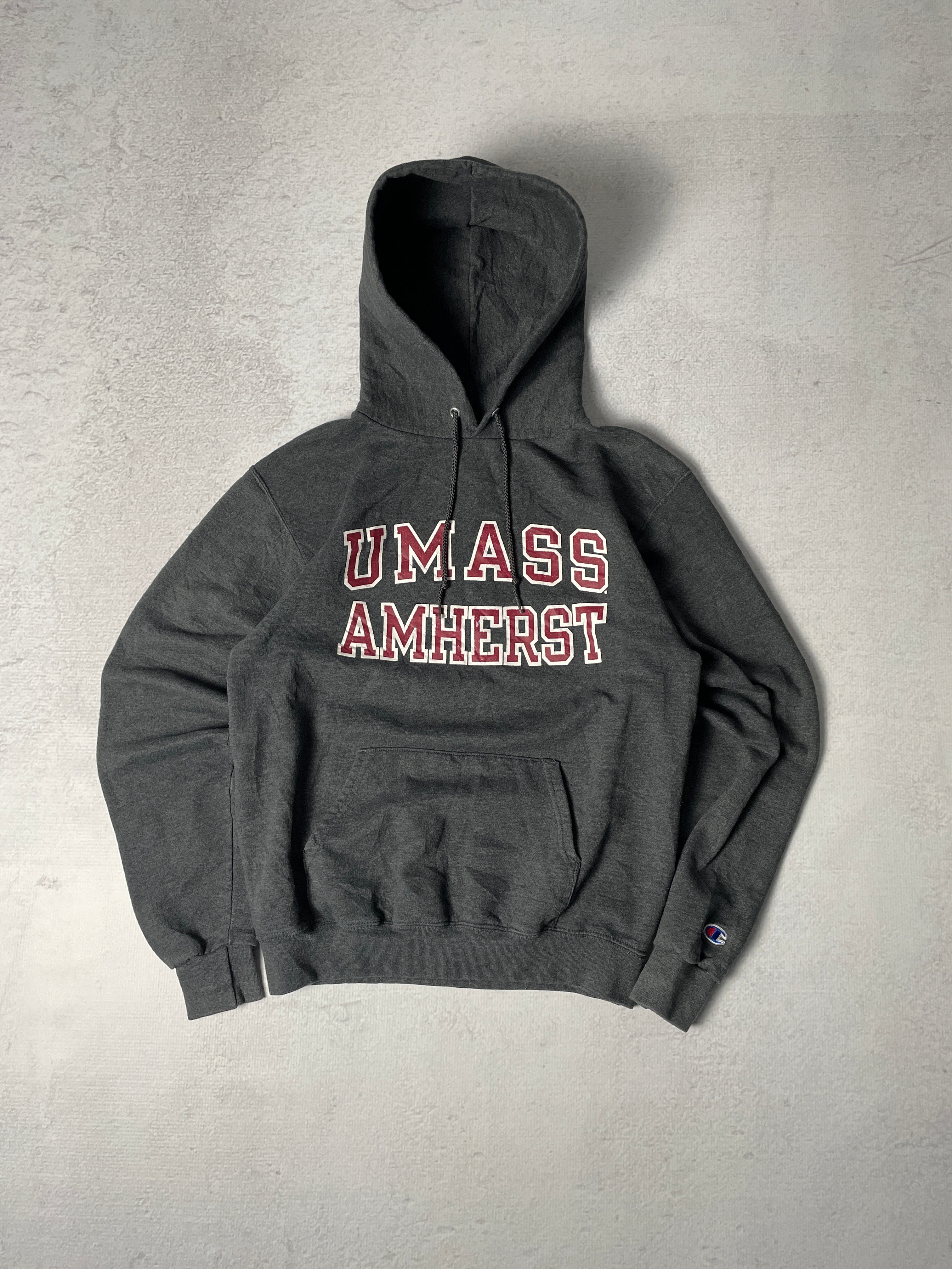 Vintage Champion UMass Hoodie - Men's Small