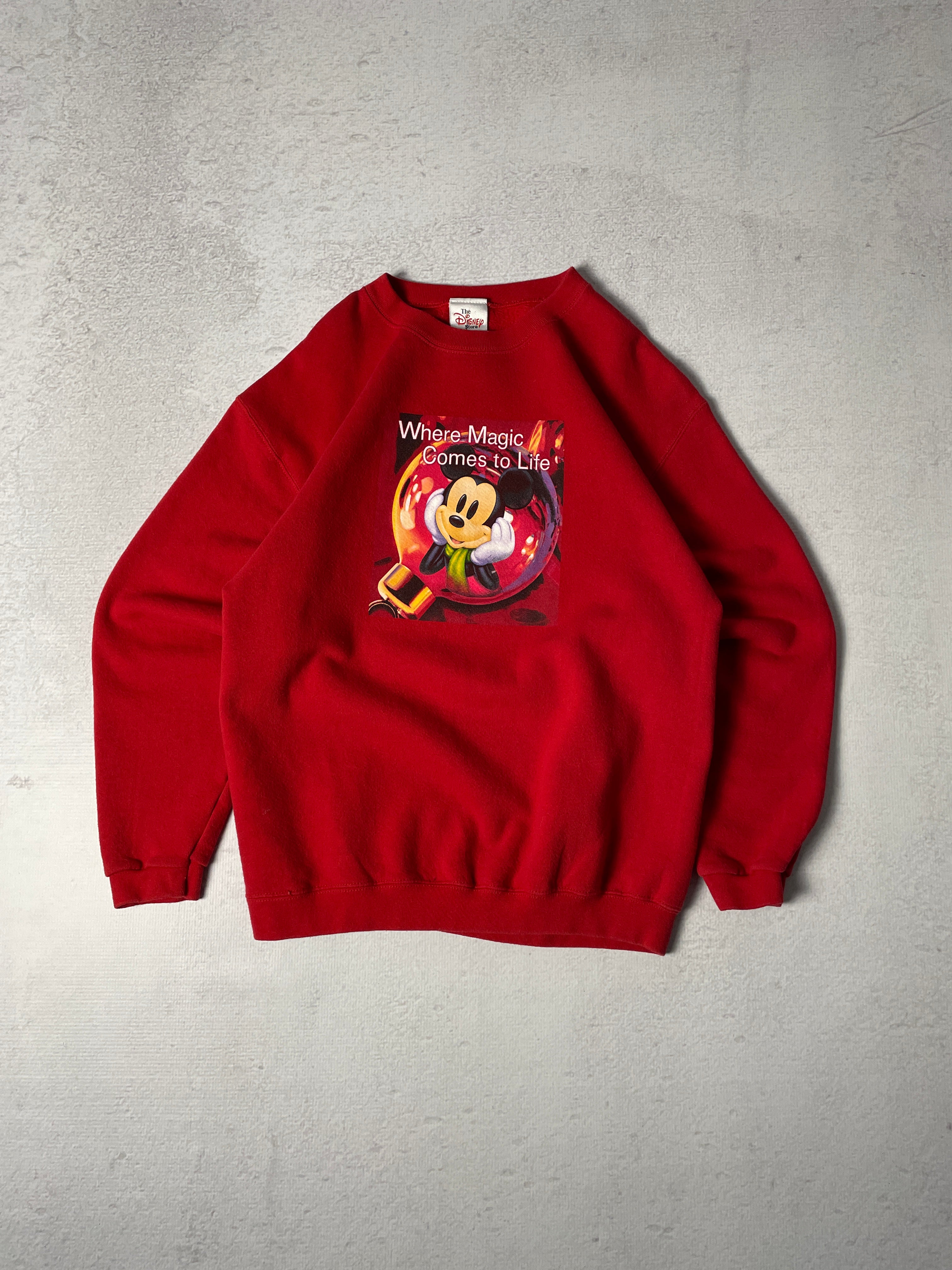 Vintage Disney Mickey Mouse Crewneck Sweatshirt - Men's Medium