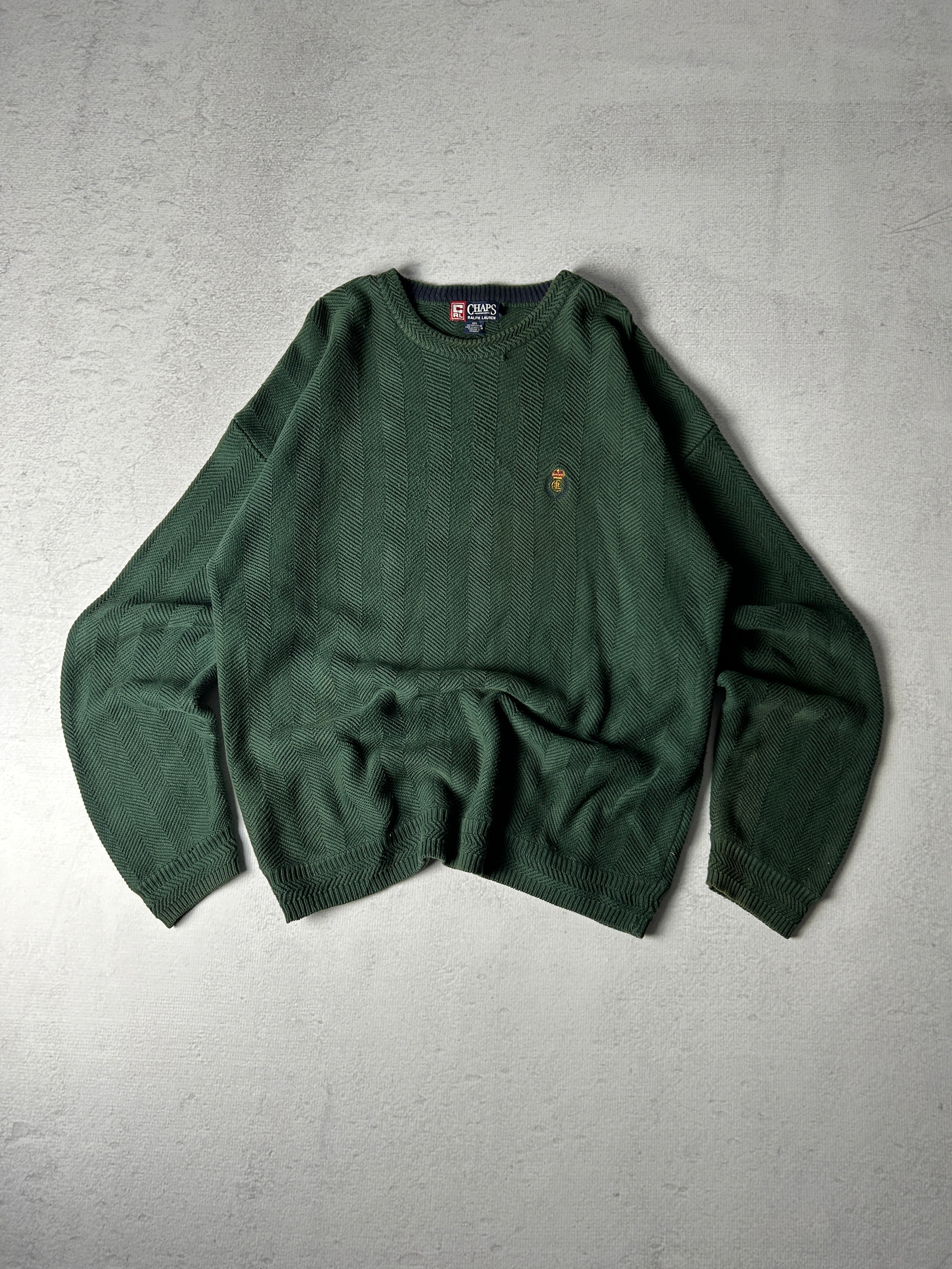 Vintage Chaps Ralph Lauren Knitted Sweater - Men's XL