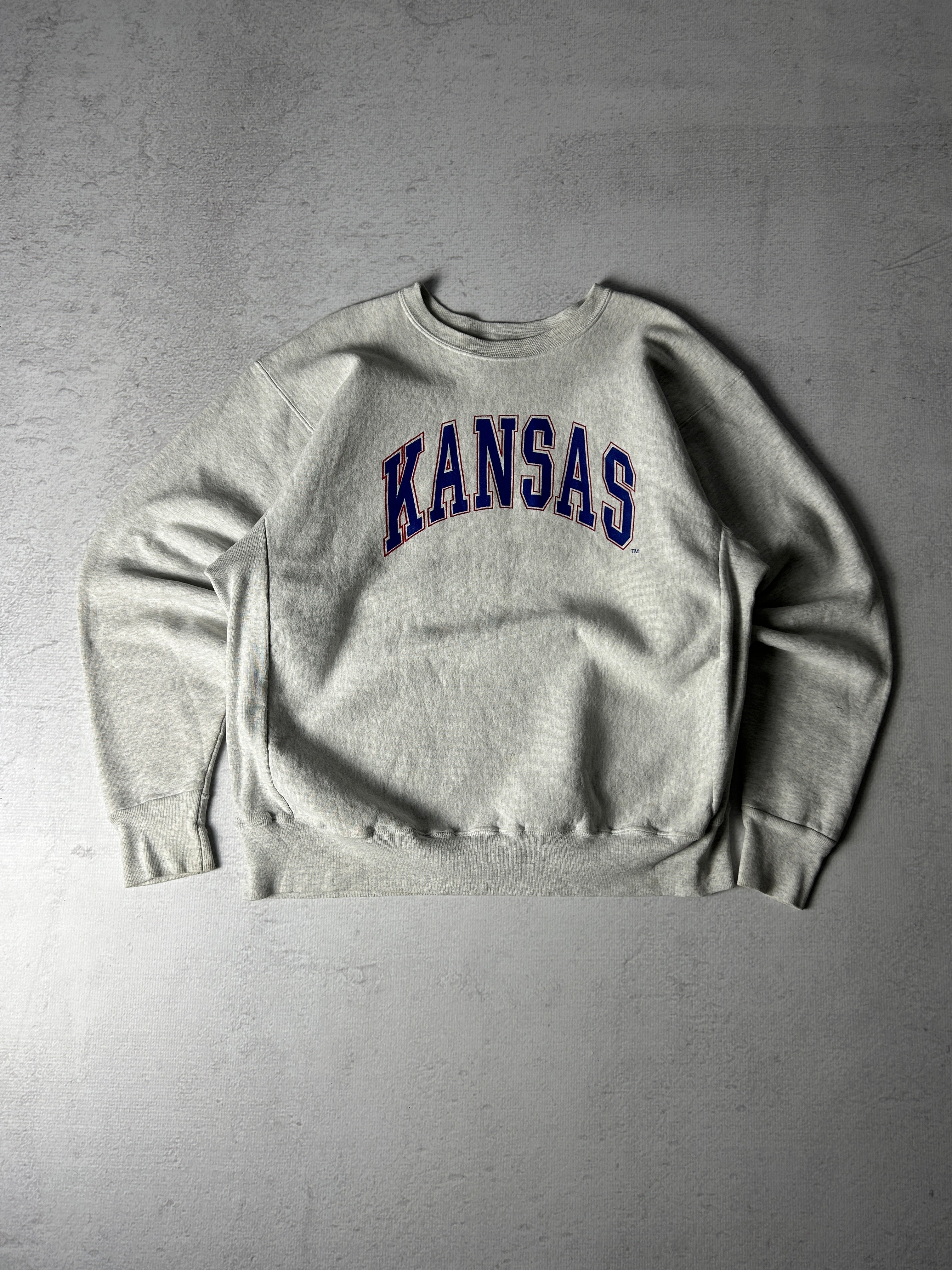 Vintage NCAA Kansas Crewneck Sweatshirt - Men's XL