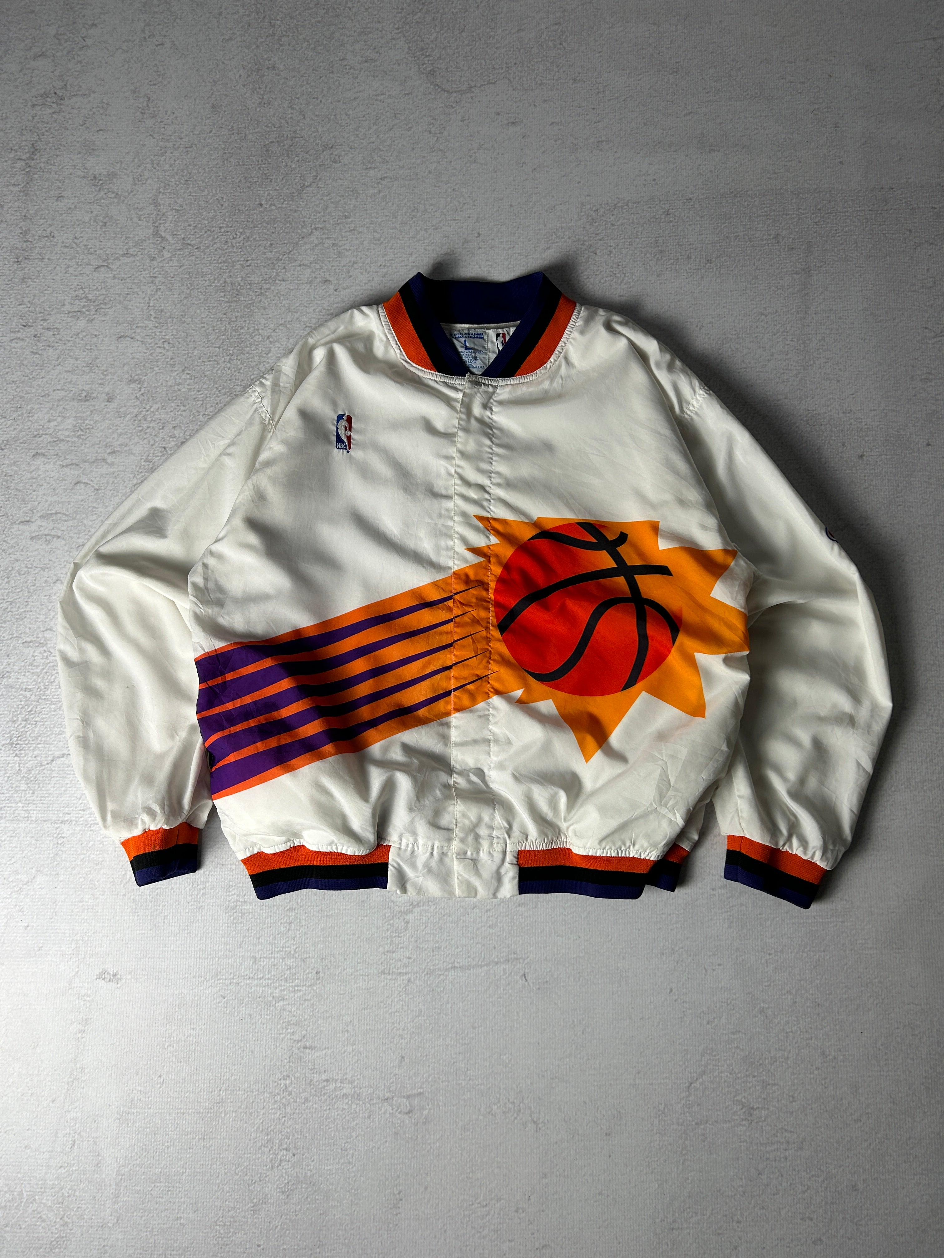 Vintage NBA Phoenix Suns All Over Print Windbreaker - Men's Large