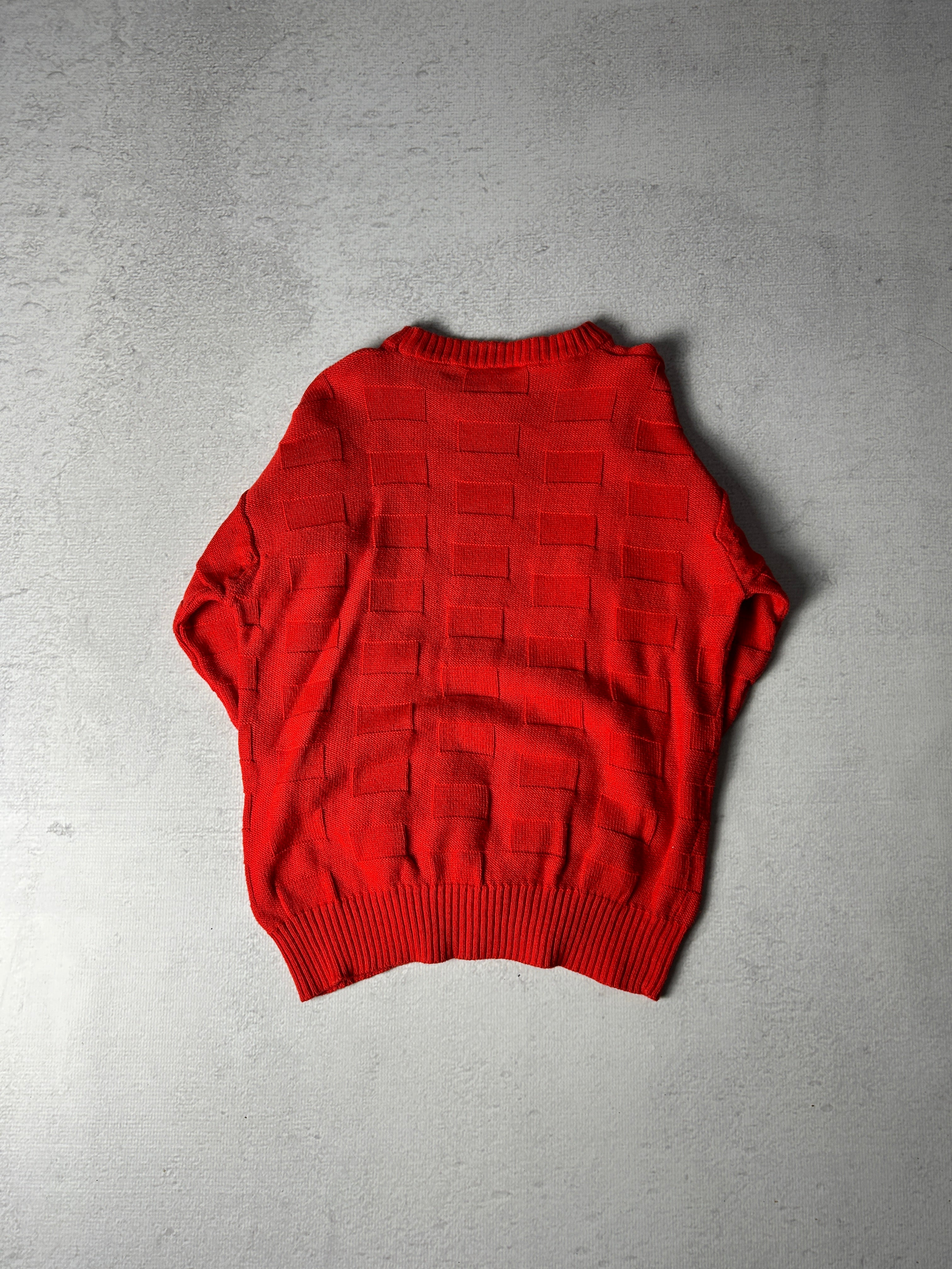 Vintage Lacoste Knitted Sweater - Women's Medium