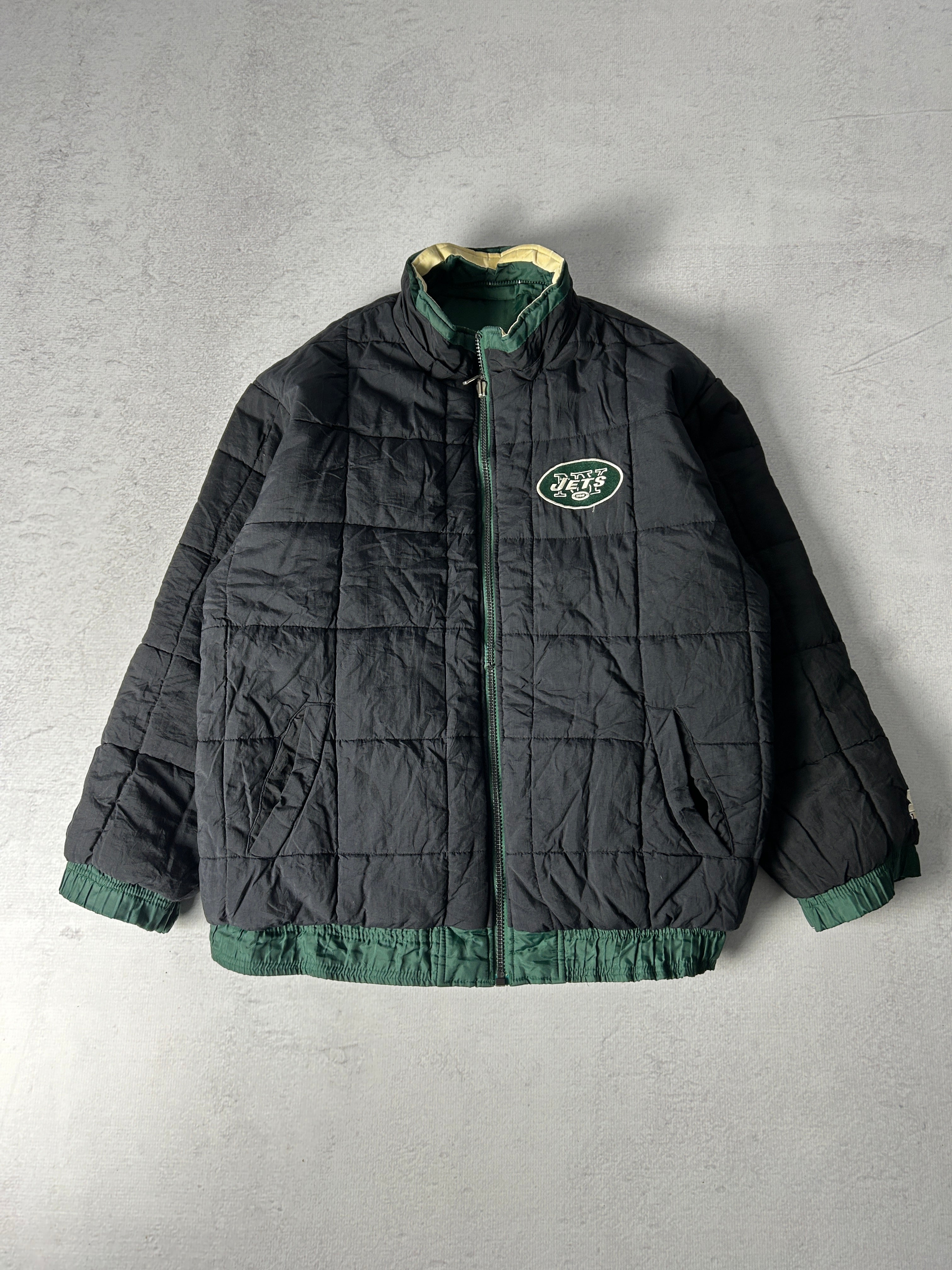 Vintage NFL New York Jets Insulated Jacket - Men's XL