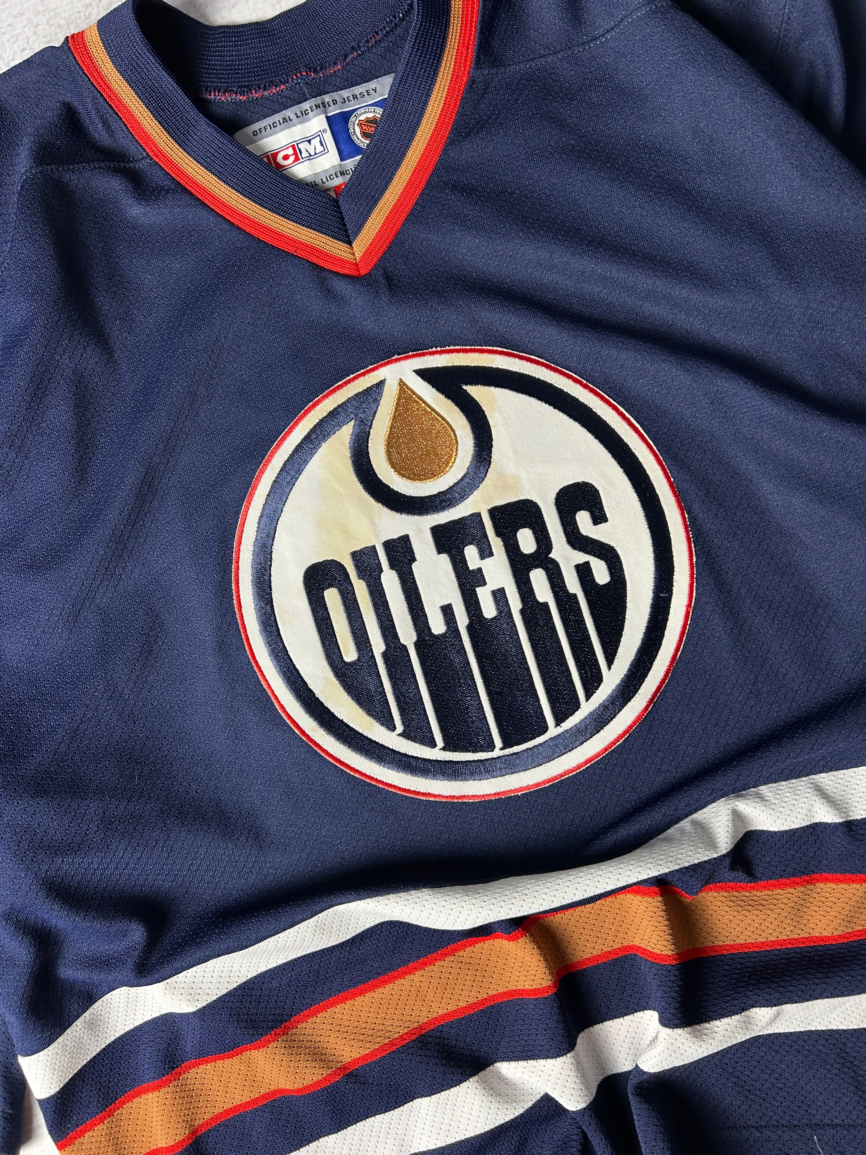 Vintage NHL Edmonton Oilers Jersey - Men's XL