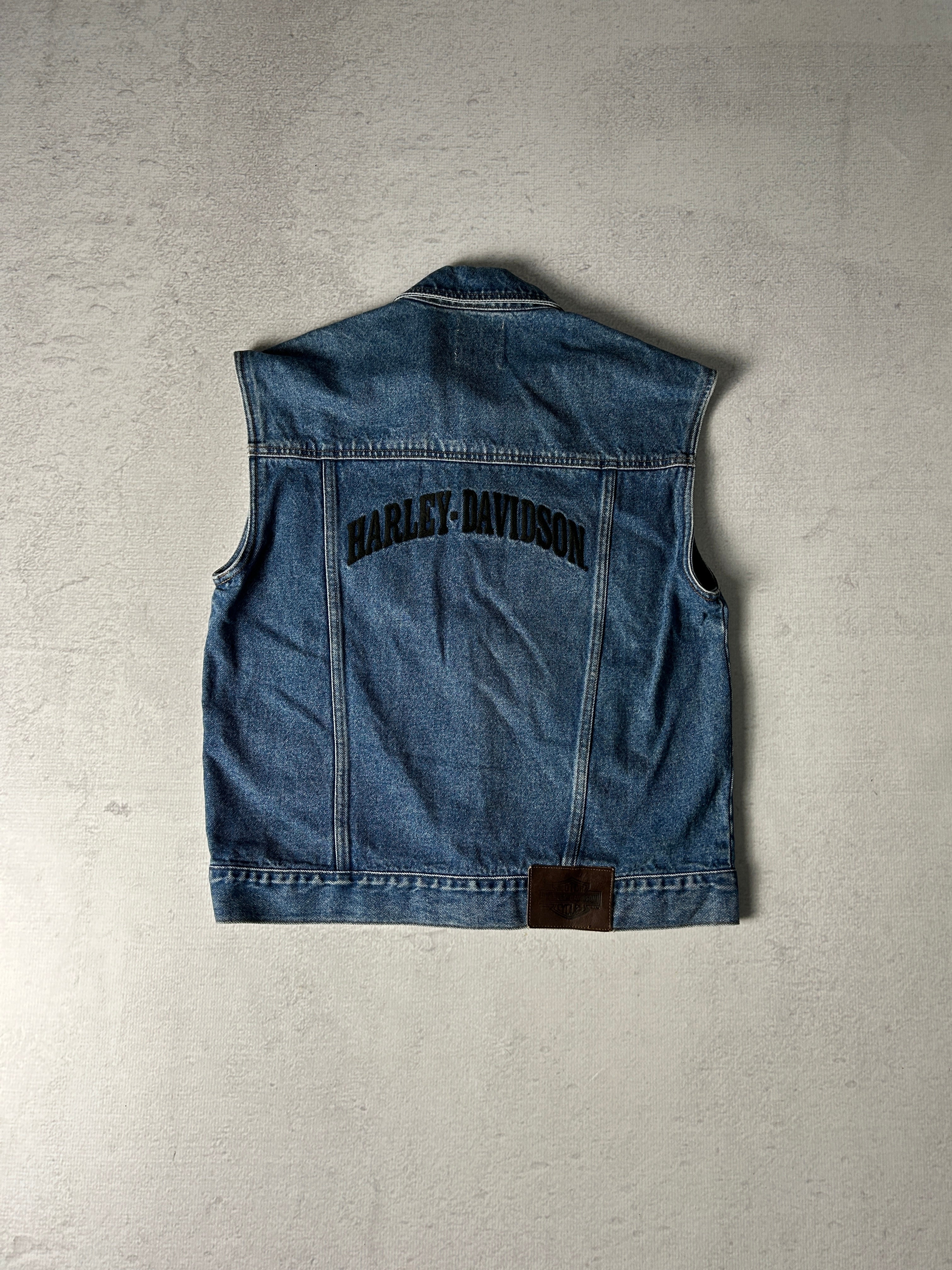 Vintage Harley Davidson Denim Jacket - Men's Small