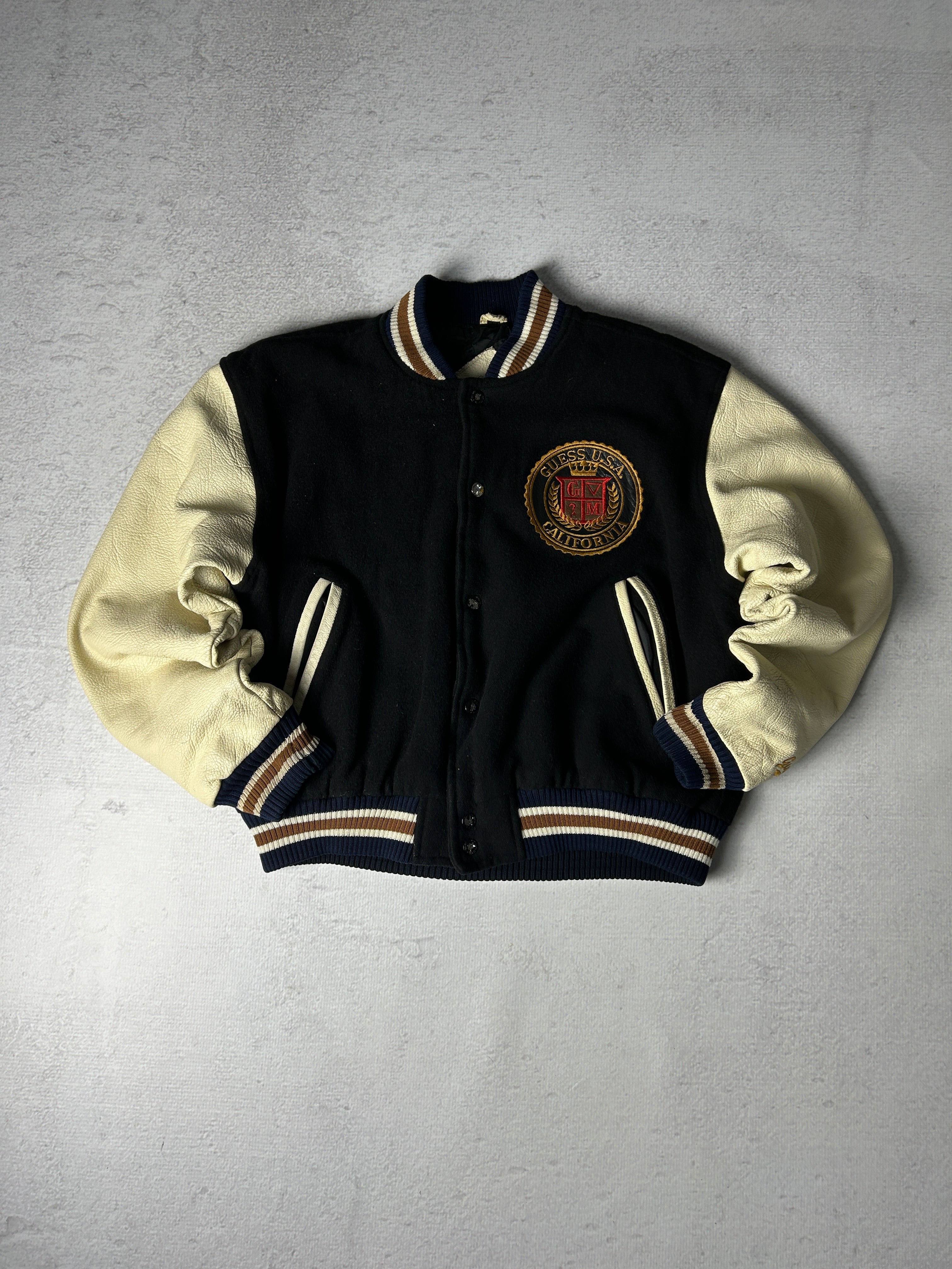 Vintage Guess American Classic Varsity Jacket - Men's Small