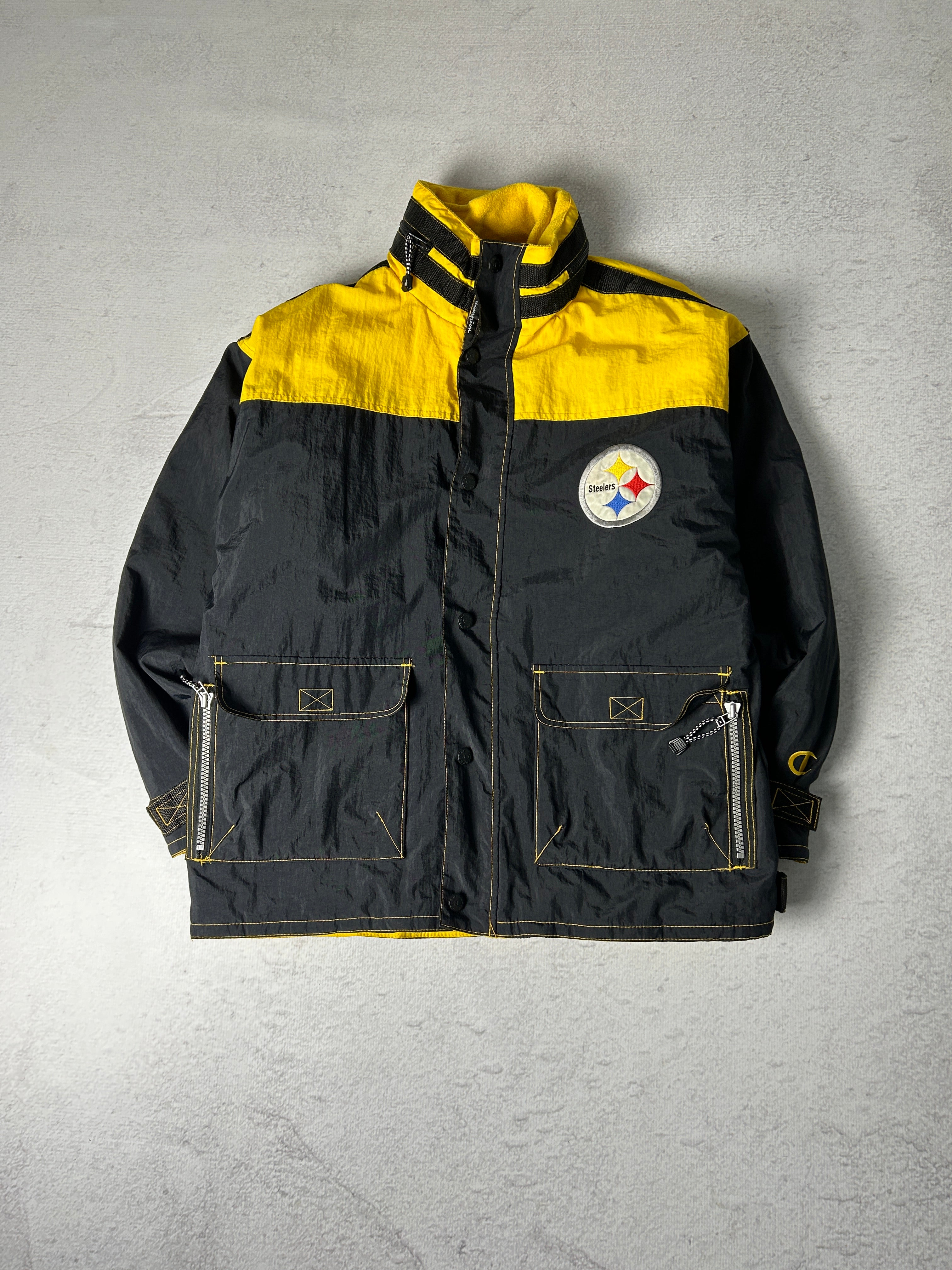 Vintage NFL Pittsburgh Steelers Insulated Jacket - Men's XL