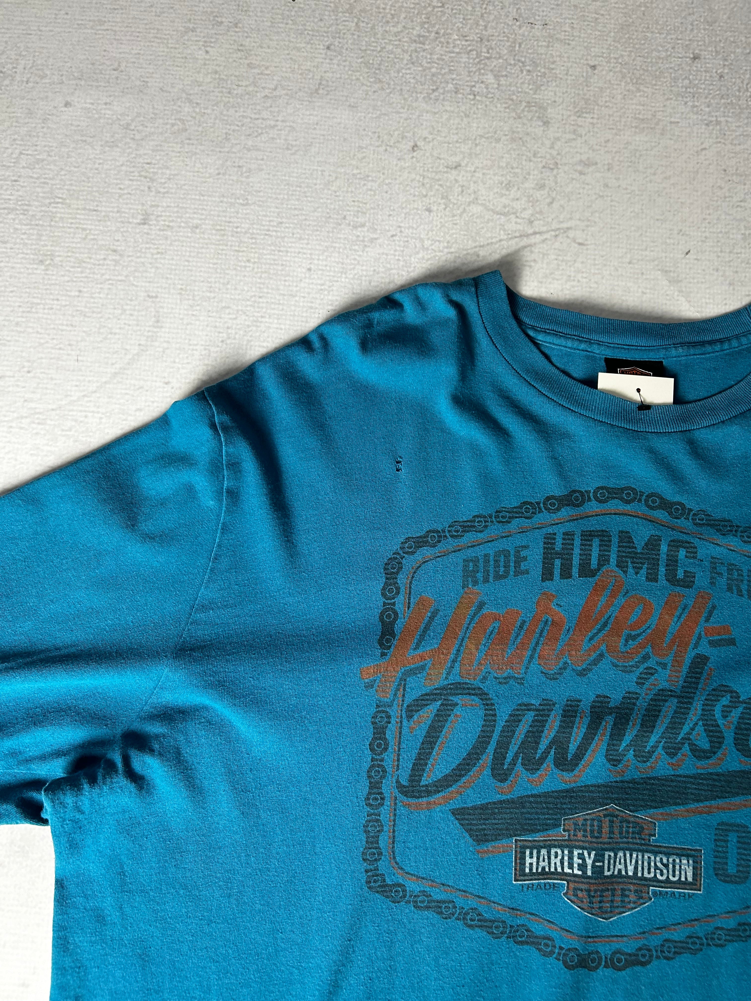 Vintage Harley Davidson Long-Sleeve T-Shirt - Men's 3XL