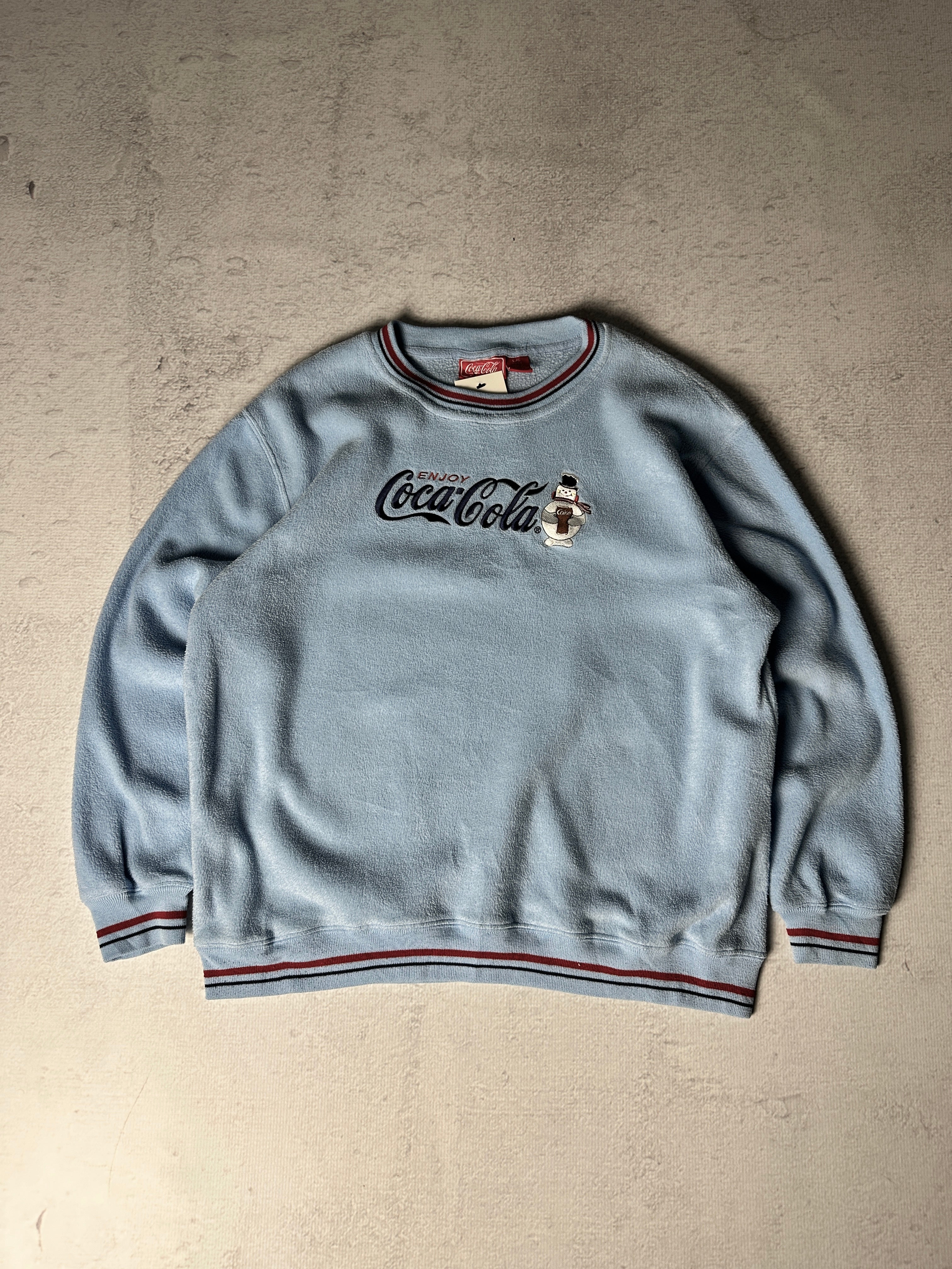 Vintage Coca~Cola Fleece Sweatshirt - Women's Medium