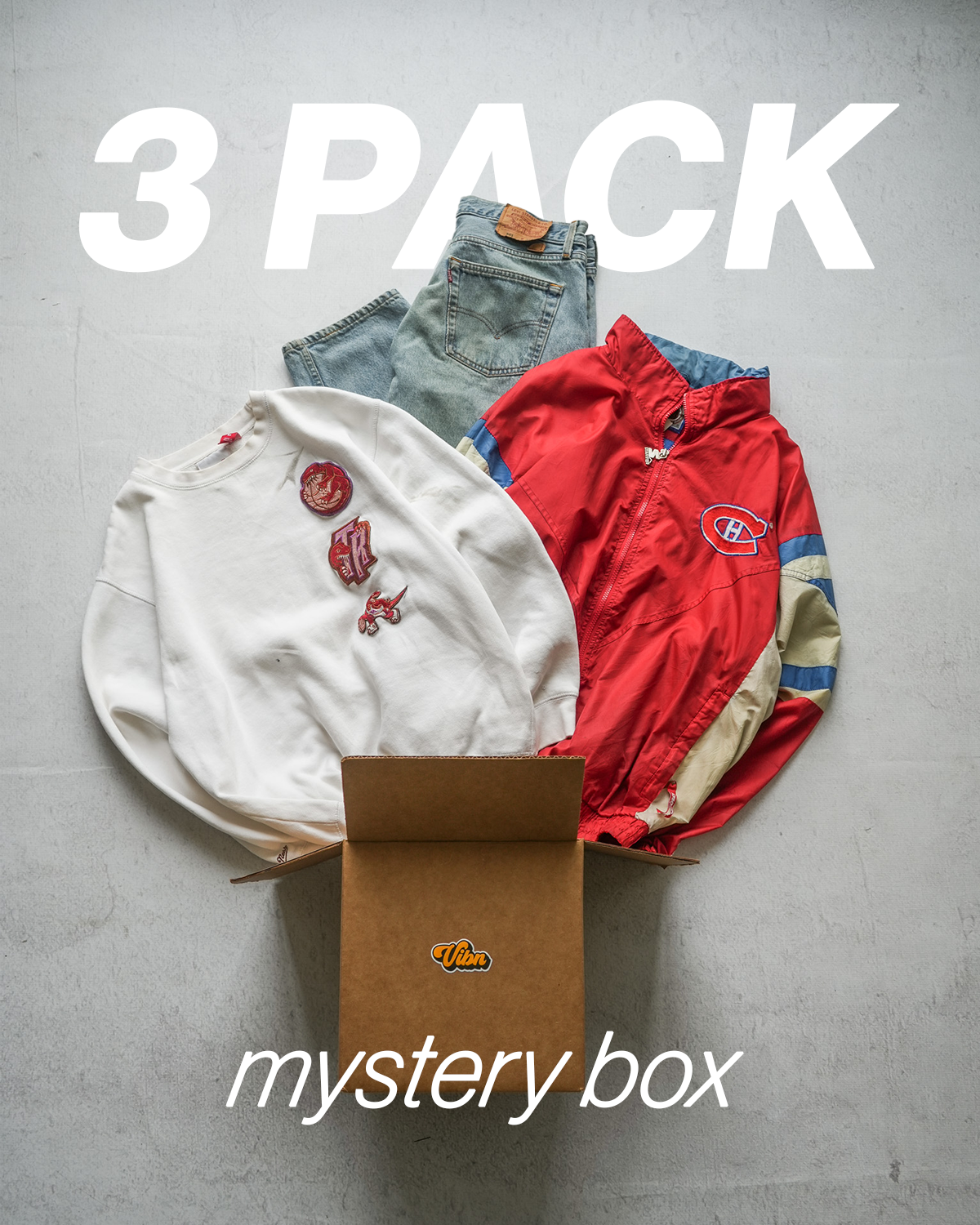 3 Pack Mystery Box ($180 Value)