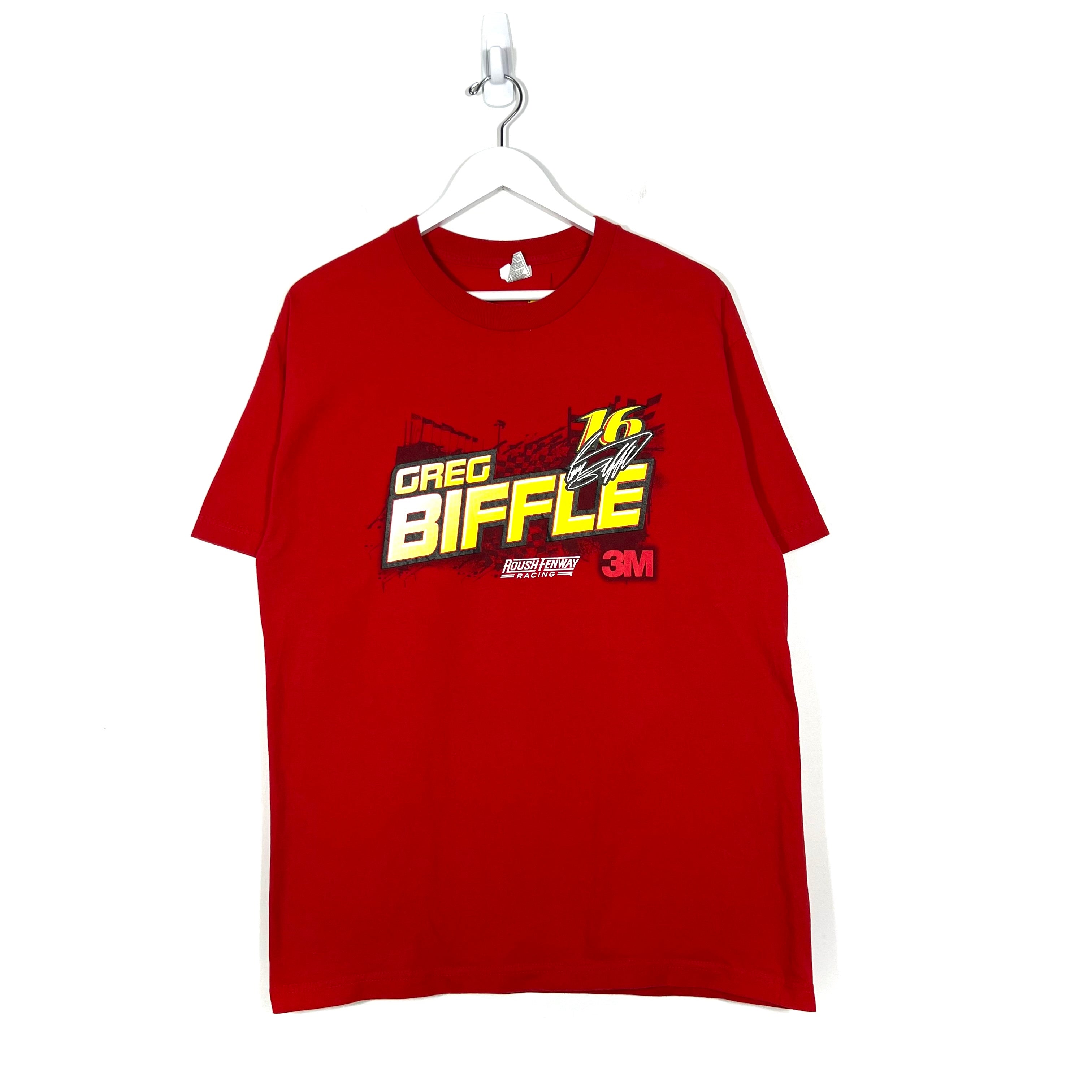 Vintage Nascar Greg Biffle #16 T-Shirt - Men's Large